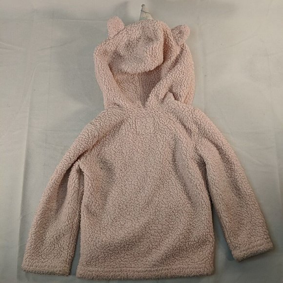 OshKosh B'Gosh Girls 2T Pink Sparkly Unicorn Hoodie Full Zip Sweater Hood Toddle - Picture 10 of 10